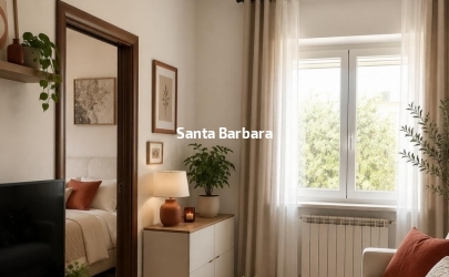 soggiorno con scritta virtuale